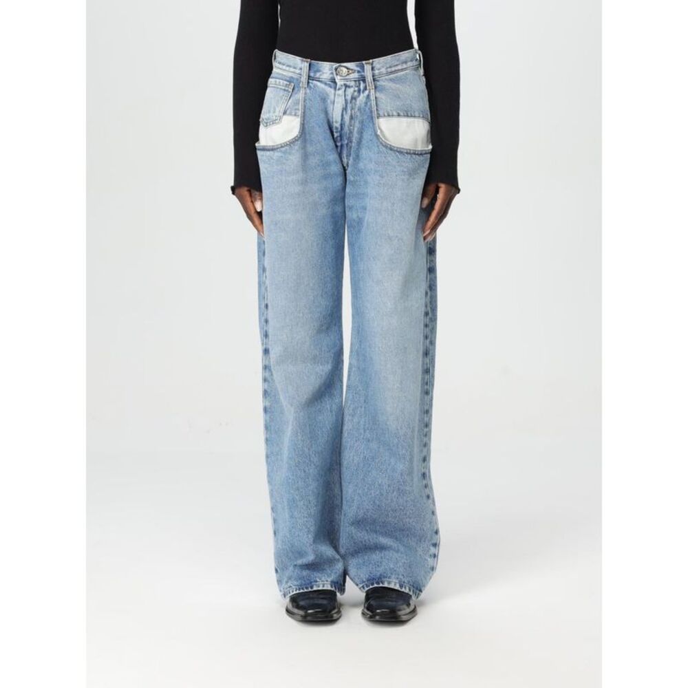 Maison Margiela Jeans Woman Blue